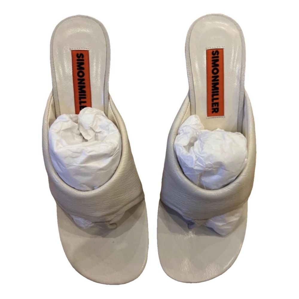 Simon Miller Women's Cream Sandals